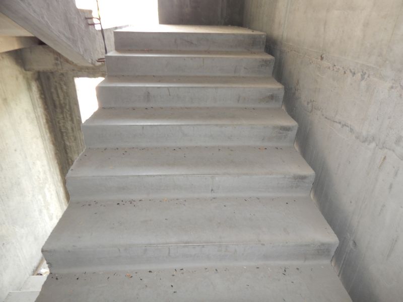 Poured Stair Construction
